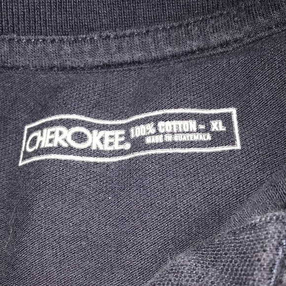 Cherokee X-Large navy blue polo top - Picture 9 of 9